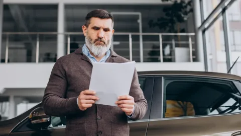 Faktura, umowa i odpowiedzialność za auto na lawecie